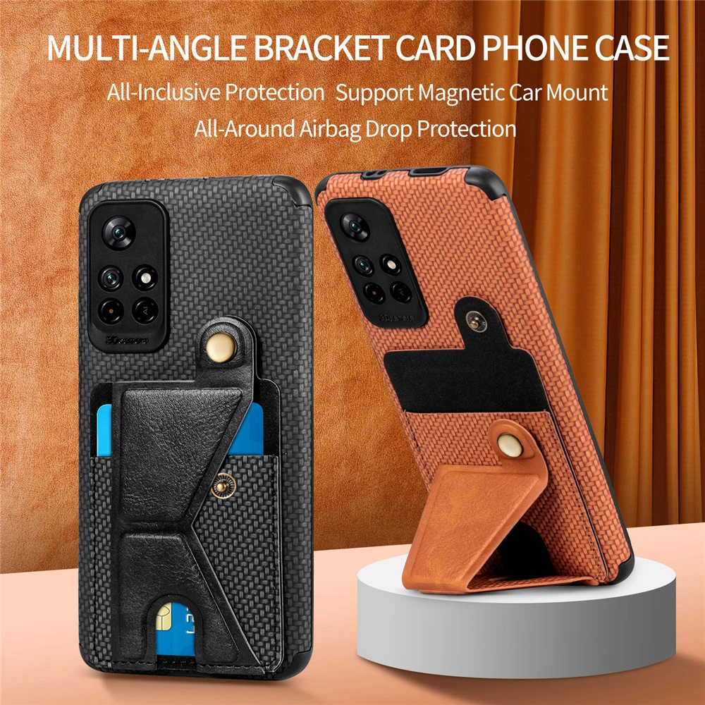 

Redmi 9T Luxury Case for Xiaomi Redmi 10 5G Shockproof Case Leather Card Slot Magnetic Back Panel Cover Redmi 10C 10 C Funda