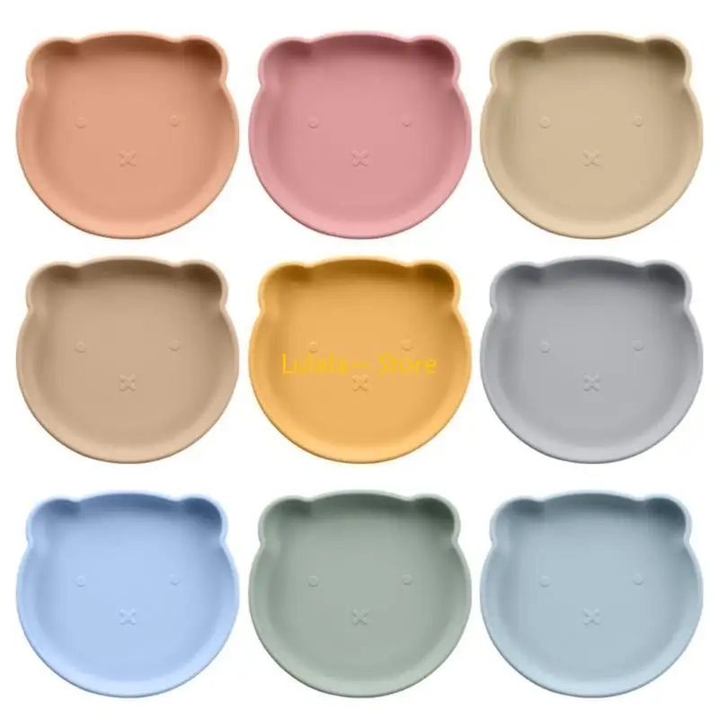 Фото Y4QA Cartoon Silicone Plate милая медвежь №2