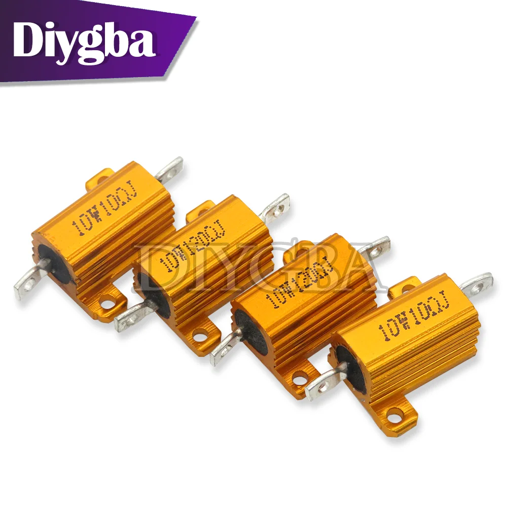 10 Вт 25 алюминиевый мощный металлический корпус чехол проволочный резистор 0 01 ~ 30K