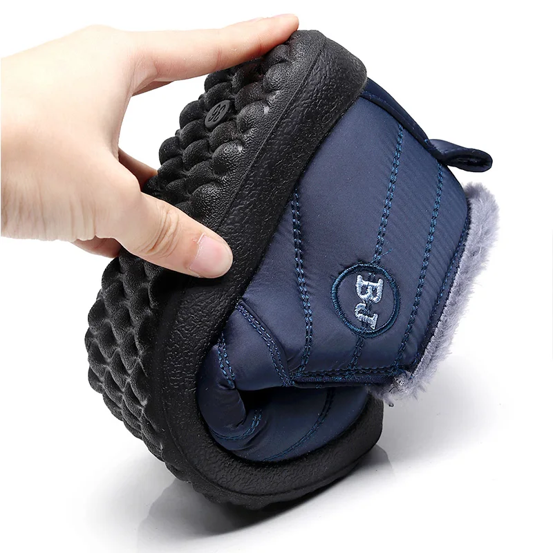 Women Snow Boots Winter Waterproof Women's Plush Thickened Warm Boots Female Anti-slip Shoes Plush Size 43 Winter Ankle Boots