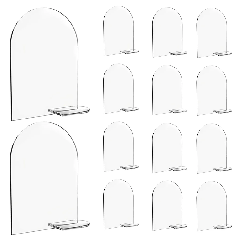 

Signs Acrylic Wedding Table Sign Number Reserved Diy Resistant Wear Blank Decorative Stand Arch Chair Party Numbers Reusable