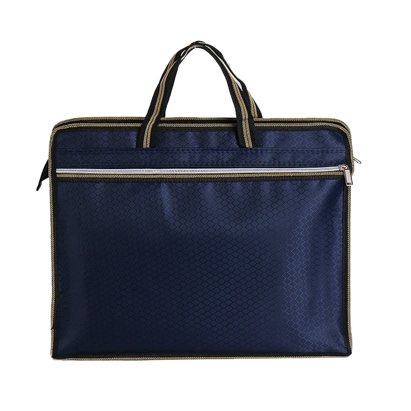 

Bag Waterproof Bag Oxford File Portable Document Bag Travel Information Briefcase Laptop Conference Business Cloth Type Zipper