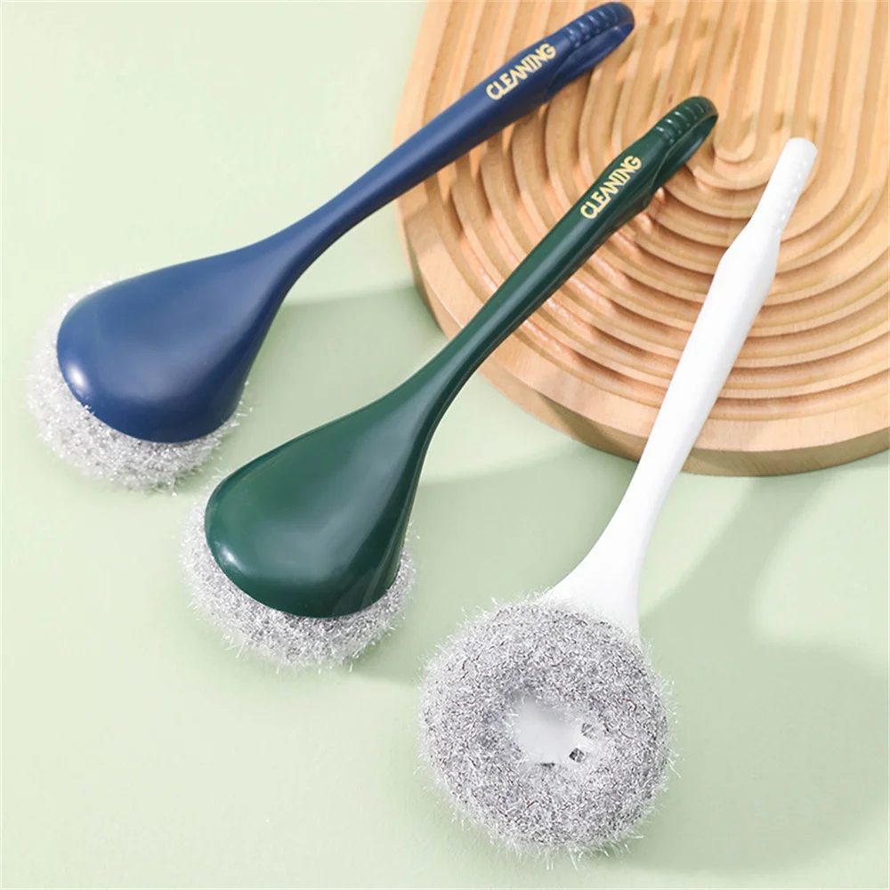 

Pot Brush Cleaning Brush Can Be Hung Pot Wash Long Handle Brush Convenient Kitchen Utensil Cleaning Brush Dishwasher Brush