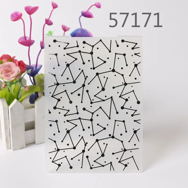 

New Arrival 3D Plastic Embossing folder Template for DIY Scrapbooking Crafts Making Photo Album Card Handmade Decor