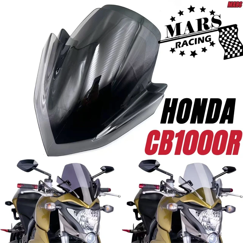 Фото Для HONDA CB1000R CB 1000R 2008 2009 2010 2011-2015 2016 спортивный комплект лобового стекла для мотоцикла, дефлектор, кожух, защита №1
