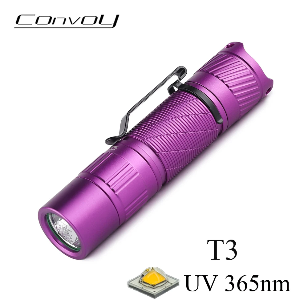 

УФ-фонарик Convoy T3 фиолетовый