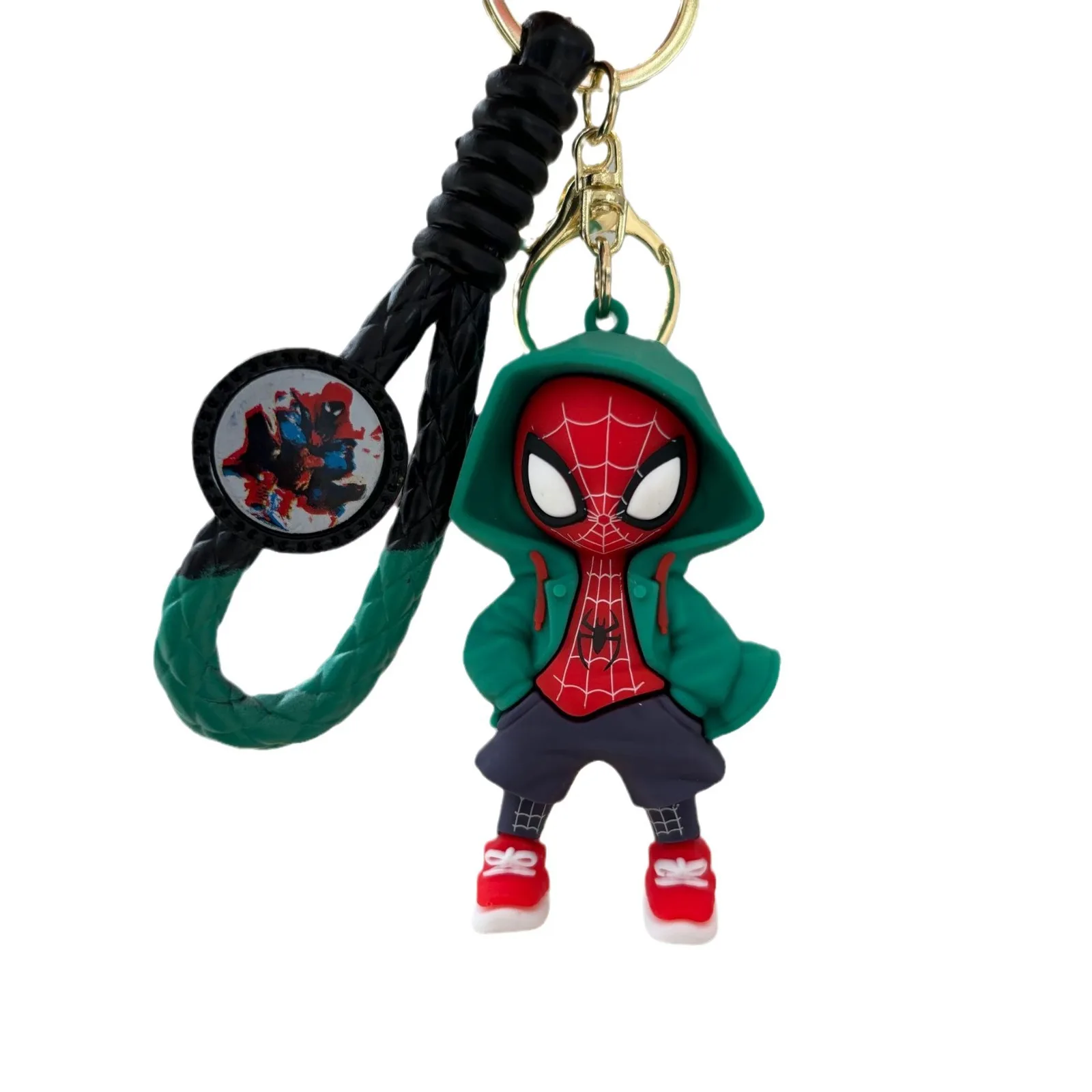 Брелок Marvel Spider-Man: Фигурка Человека-паука, аниме-брелок, подвеска для рюкзакашкольной сумки, брелок для ключей от машины, детская модель-игрушка (art.: 3920d87e561dc) - 3920d87e561dc