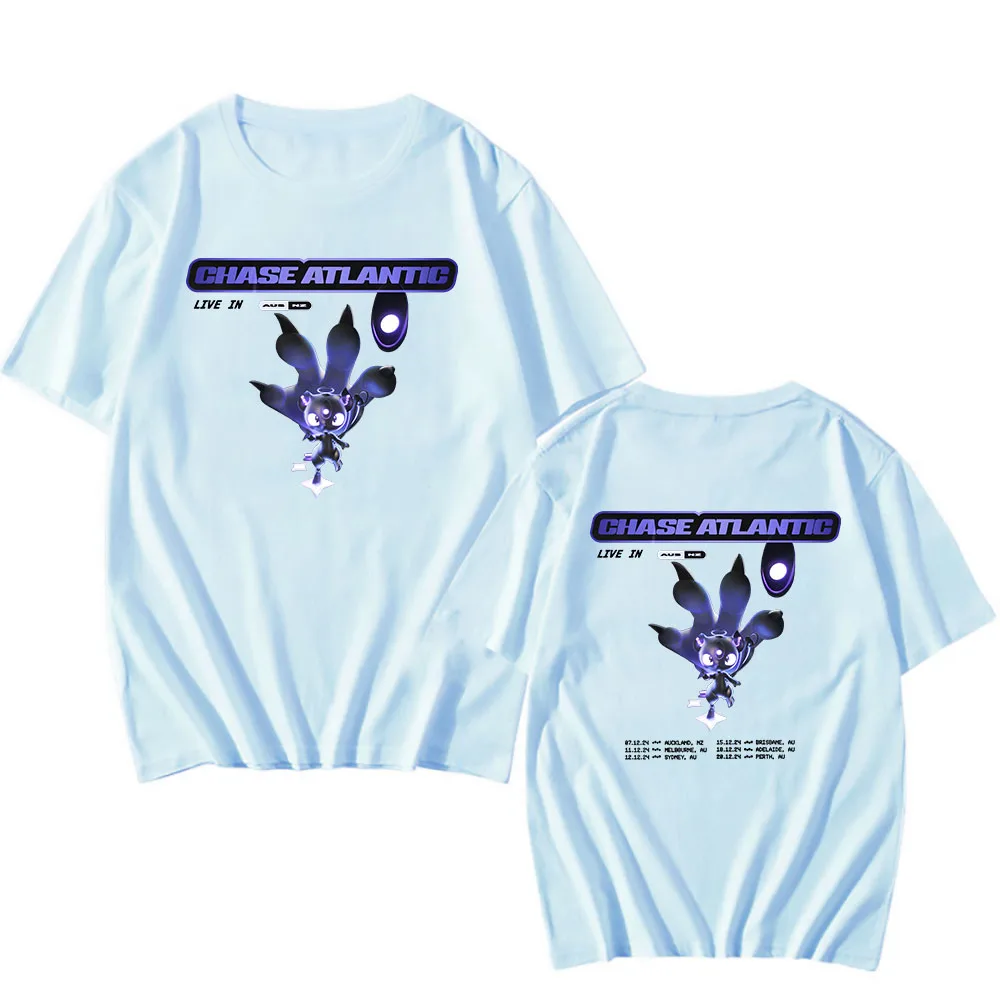 Футболка Band Chase Atlantic хлопковая летняя футболка высокого качества повседневные