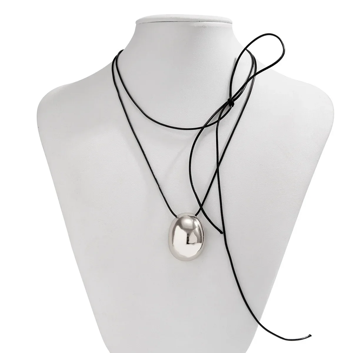 Ожерелье Joker Pull с восковой линией женское геометрическое ожерелье кулоном в виде