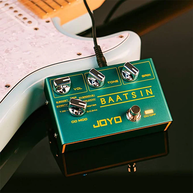JOYO Baatsin R-11 R Series Pure Analog Circuit Overdrive & Distortion Pedal with 8 Classic OD/DS Sounds Multi Effects |