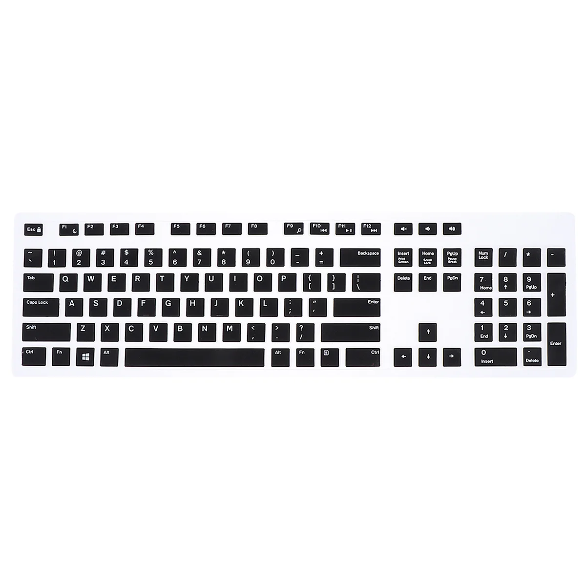 

1 Pc Chic Dust-proof Cover Compatible for Dell KB216 Wired Keyboard (Black)