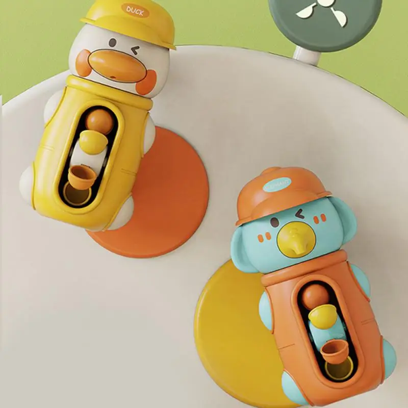 

Baby Accessories Suction Cup Cartoon Waterwheel Children Toys Plastic High Quality Bathtub Shower Toy Water Spray Toys Cute