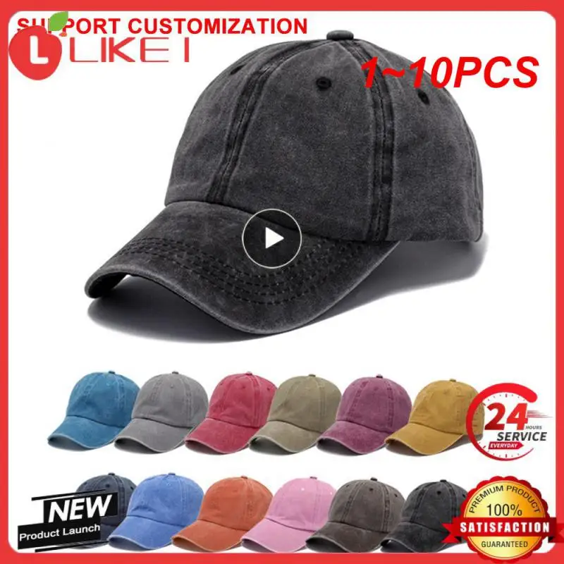 

1~10PCS Colors NWT Unisex Cap Outdoor Cap Super Quality Solid Color Adjustable Cap Baseball Cap For Sprint and Summer