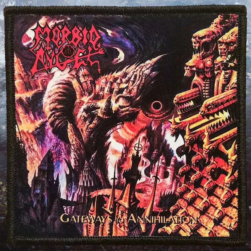 Morbid Angel - Gateways to Annihilation | Нашивка принтовая USA Death Metal from Дет Метал Дез Дом и сад