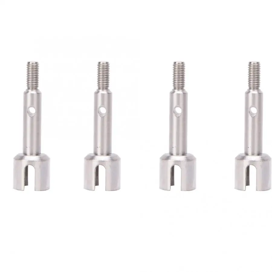 

4 шт. Высококачественная стальная передняя/задняя колесная ось, Сменные аксессуары, подходят для WLtoys 144001 1/14 RC Drift Racing Car Parts