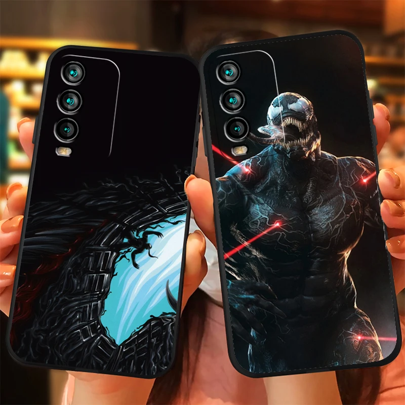

Marvel Venom Heroes Phone Cases For Xiaomi POCO F3 X3 GT M3 Pro X3 NFC Redmi Note 10 10Pro 10S Back Cover Coque Soft TPU