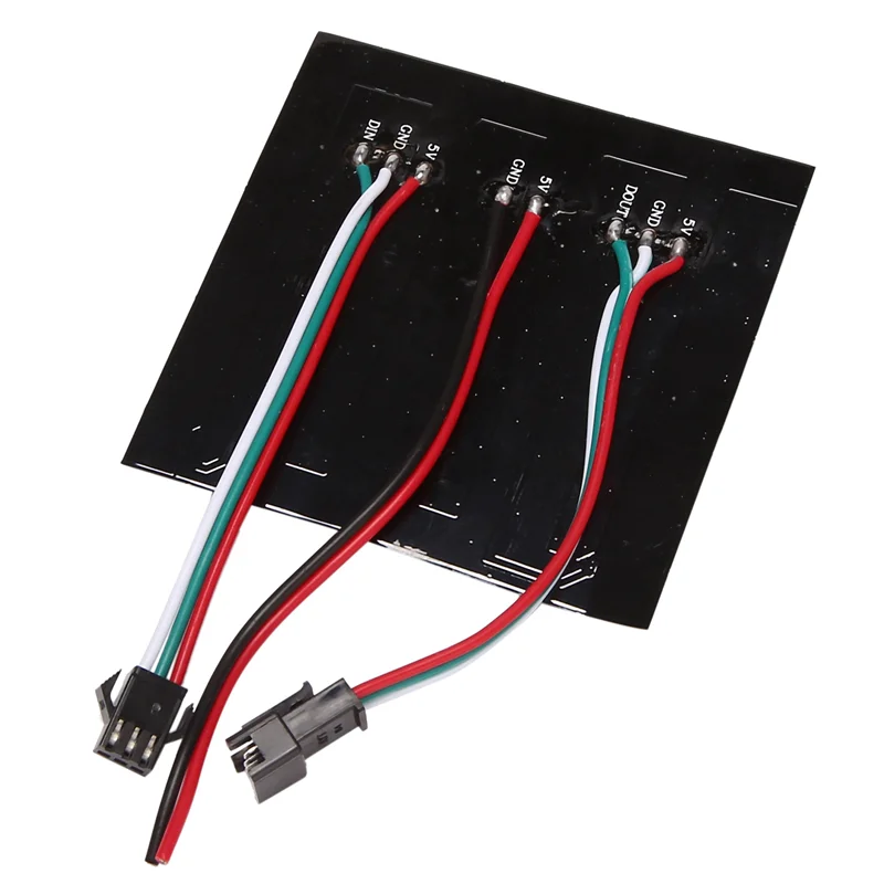 Цифровая Гибкая индивидуально Адресуемая панель WS2812B RGB Φ WS2812 8X8 модуль матричный