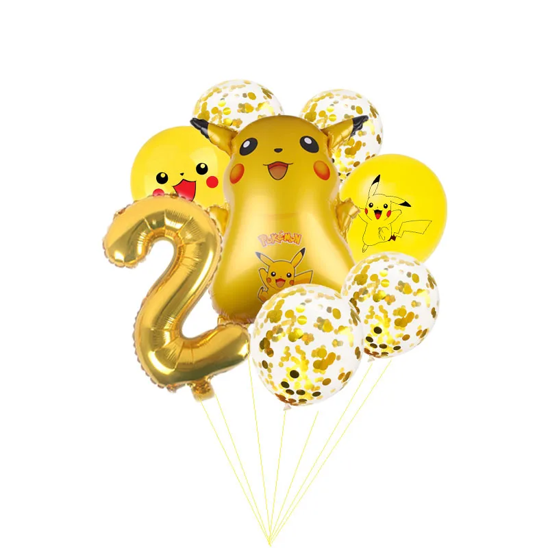 8 шт. детский латексный воздушный шар Покемон |