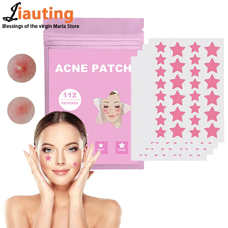 112 шт./компл. пластырь от прыщей красочные невидимые наклейки для удаления уход за