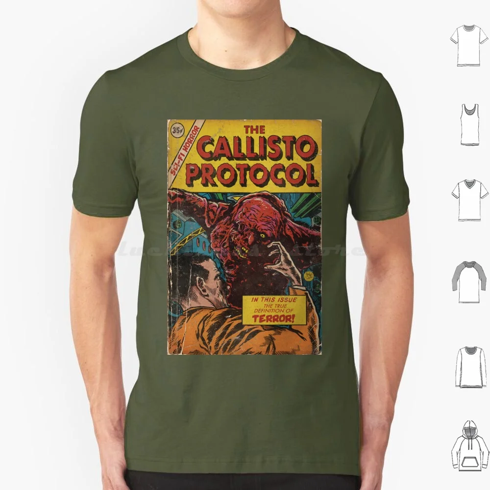 

Callisto Protocol Comic Book Cover Fan Art T Shirt Men Women Kids 6Xl Fan Art Painted Digital Illustration Adventure Action