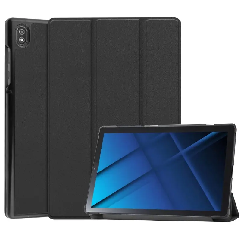 

For Lenovo Tab 6 10.3inch Ultra Slim three fold folding cover funda case for Lenovo 2021 Tab6 Auto-Sleep/Wake Smart tablet cover