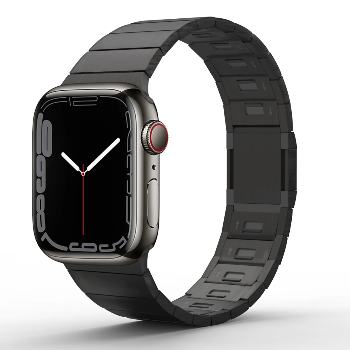 Stainless Steel Band for Apple Watch 44mm 45mm 49mm Magnetic Link Bracelet IWatch Series Ultra 8 7 6 SE 49 45 44 Mm Metal Strap