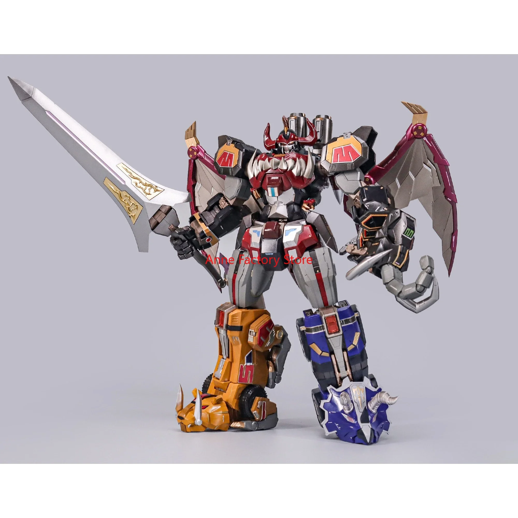 Фото Nuevo Modelo De Ráfaga ZL-01 KO FLAMETOYS BEAST LORD Dragon Caesar Megazord Aleación Producto Terminado Modelo Figuras De Acción №2