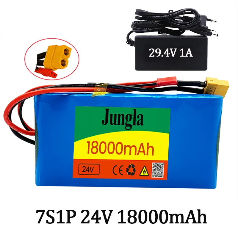 

7s1p 24V 18000mah Lithium Ion Battery Pack Is Suitable for The Sale of Scooters, Toys and Bicycles with Built-in BMS+charger