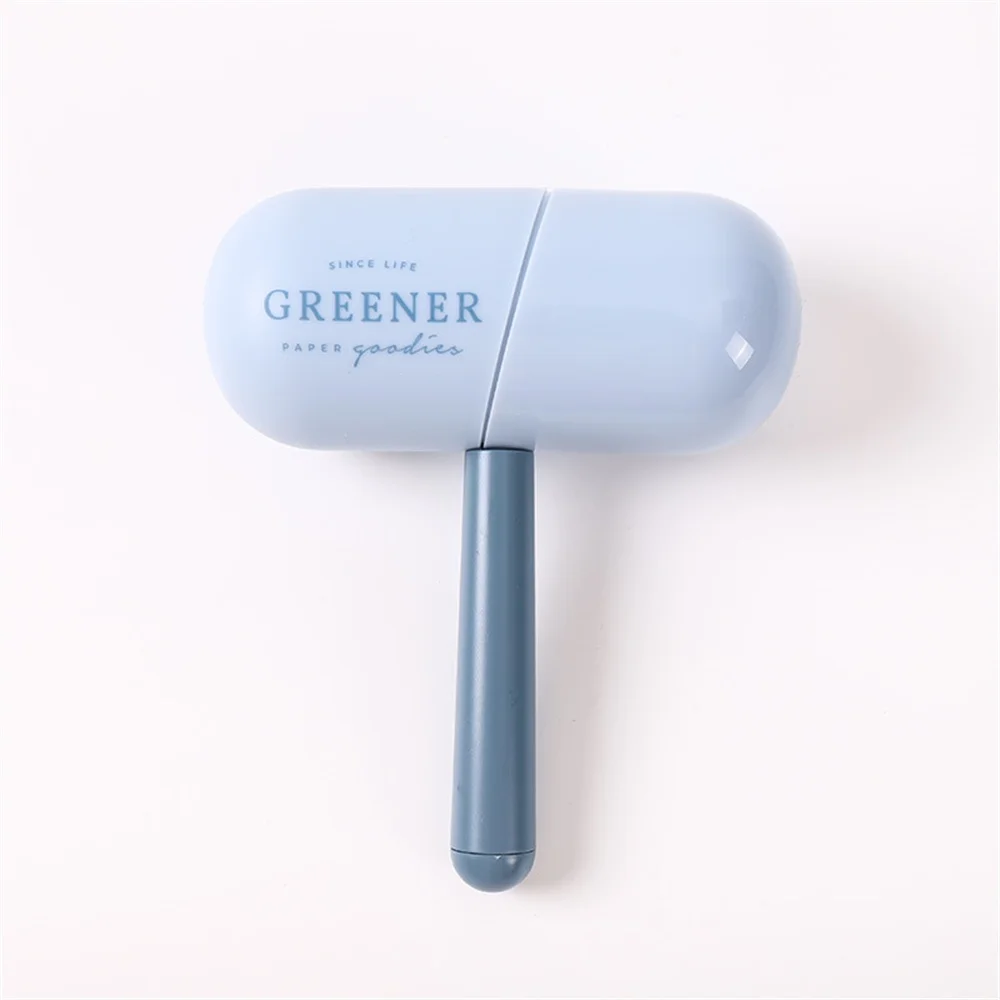

PP ABS Dust Cover Hair Sticking Brush Household Roller Tearable Hair Sticking Device Capsule Type Pet Hair Sticking Brush 2023