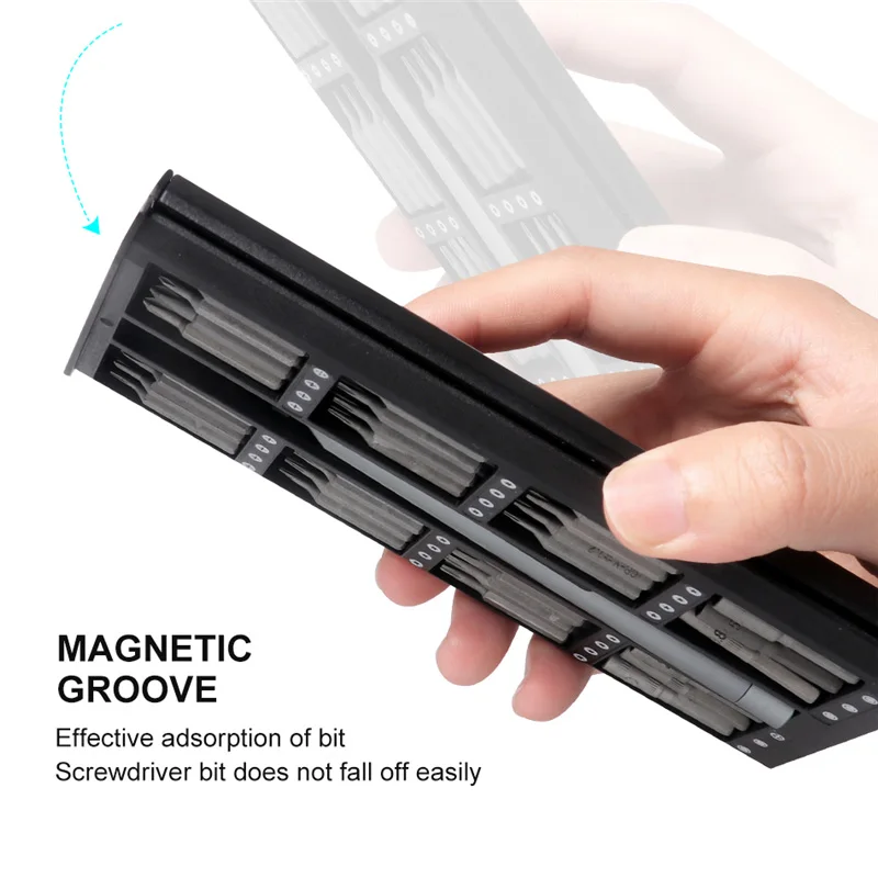 

XIAOMI 63 In 1 Screwdriver Set Precision Magnetic Screw Driver Bits Hex Bit Handle Mobile Phone Repair Screwdrive Kit Tools
