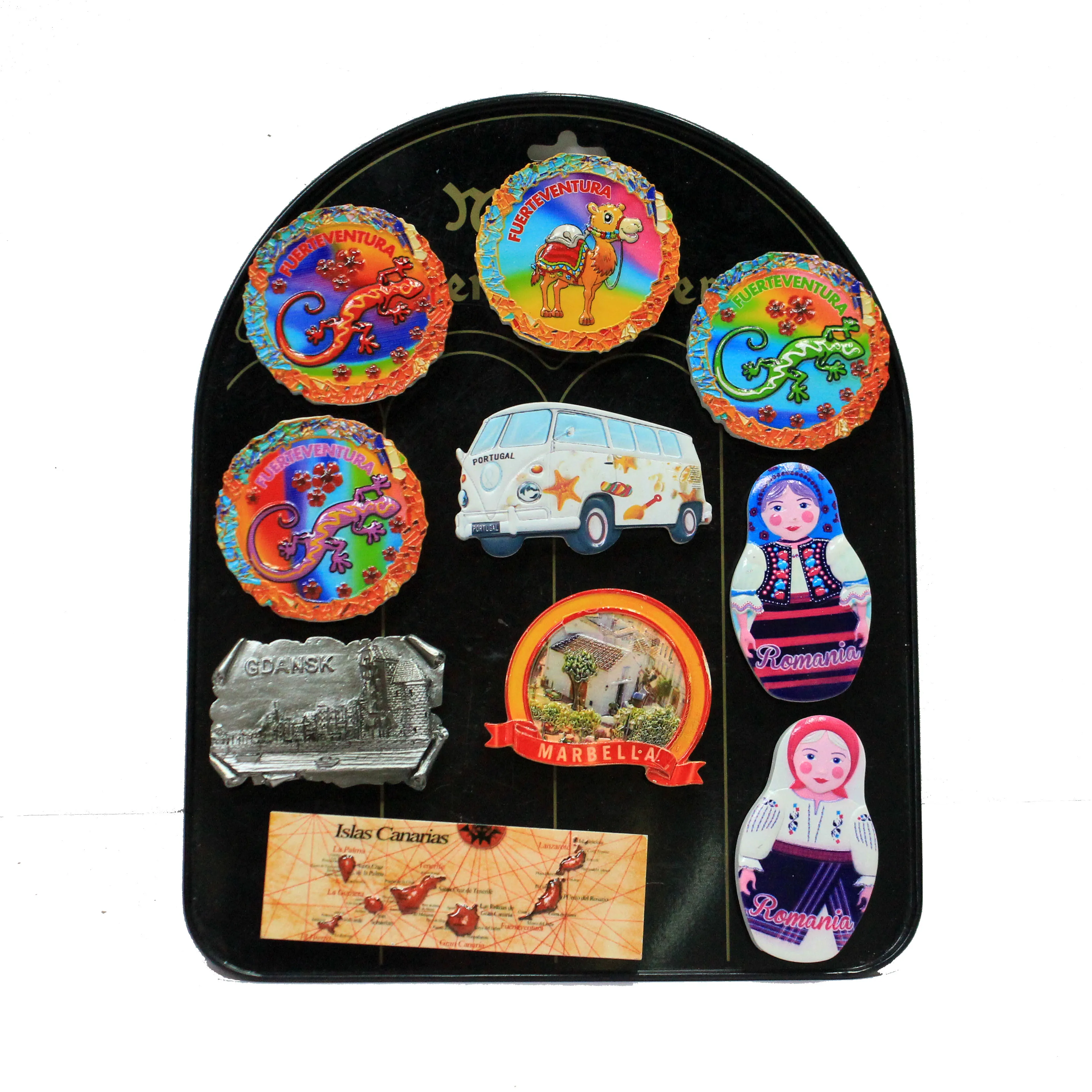 Милый 3D магнит на холодильник из смолы, Румыния, Португалия, Fuerteventura, сувенирная магнитная наклейка, коллекция домашнего декора, подарок для девочек и мальчиков Милый 3D магнит на холодильник из смолы, Румыния, Португалия, Fuerteventura, сувенирная магнитная наклейка, коллекция домашнего декора, подарок для девочек и мальчиков