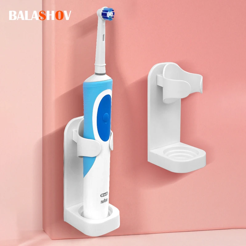 

Creative Traceless Stand Rack Organizer Electric Wall-Mounted Holder Space Saving Toothbrush Holder Bathroom Accessories