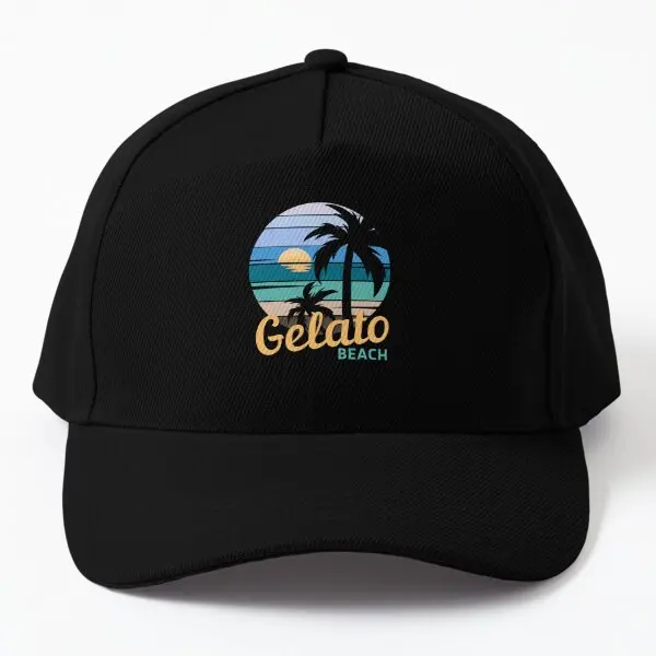 Gelato Beach Retro Sunset Video Gamer  Baseball Cap Hat Spring   Casquette Snapback Mens Fish Women Hip Hop Bonnet  Solid Color