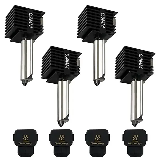 Фото Комплект из 4-х экструдеров A1 Mini/A1 Hotend: Набор для модернизации печатающей головки с высокотемпературным соплом из закаленной стали 0,4 мм №1