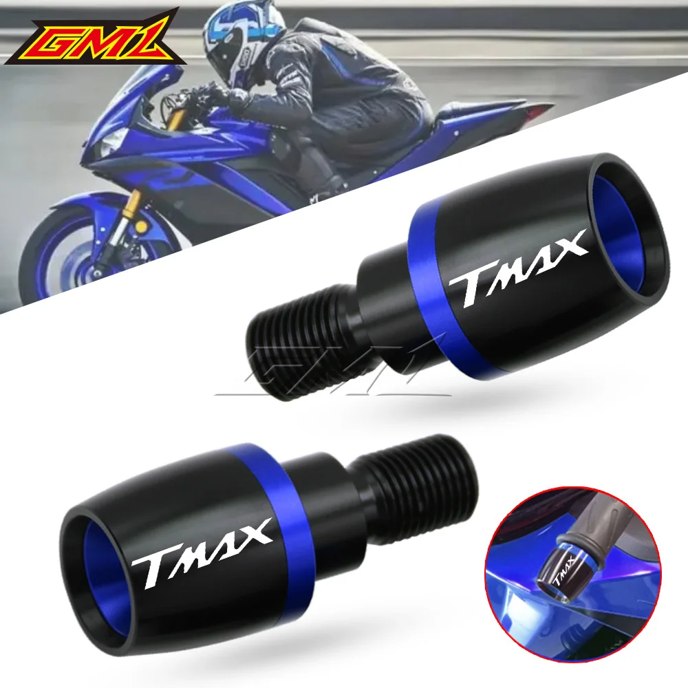 

For Yamaha TMAX530 TMAX500 TMAX 500 TMAX T-MAX 530 SX DX 2017 2018 Motorcycle CNC Aluminum Handlebar Grip Ends Slider Cover