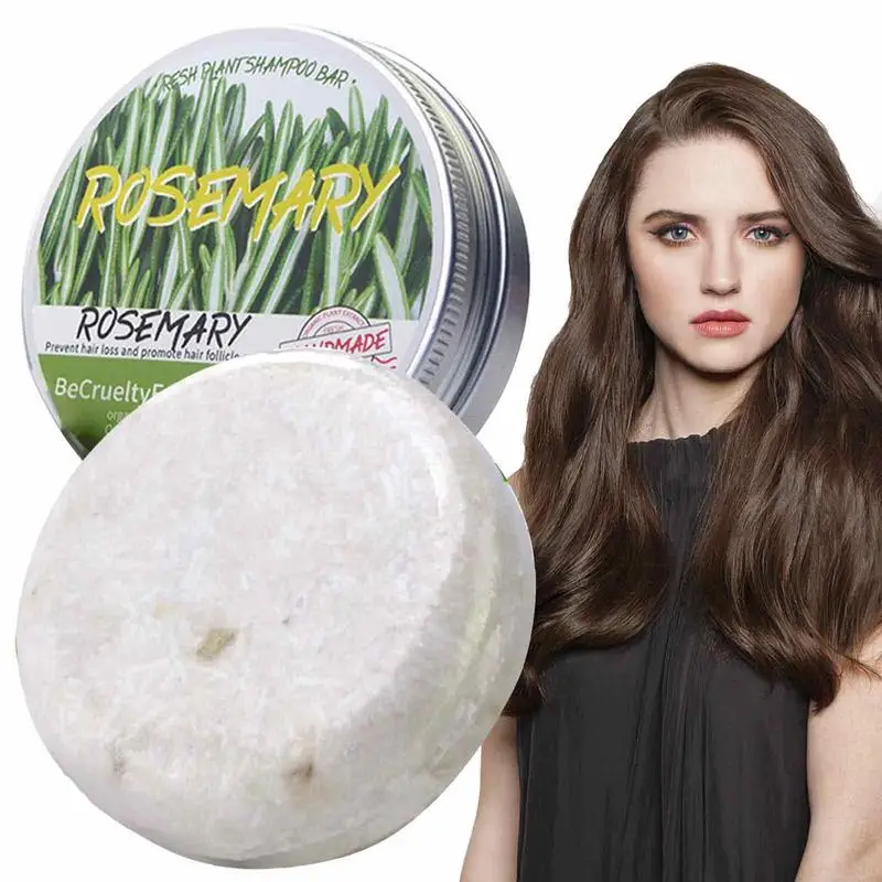 Bar Rosemary Hair Loss Anti-Thinning Rosemary Shampoo Deep Cleansing Rosemary Hair Shampoo For Fine & Oily Hair Hair Loss
