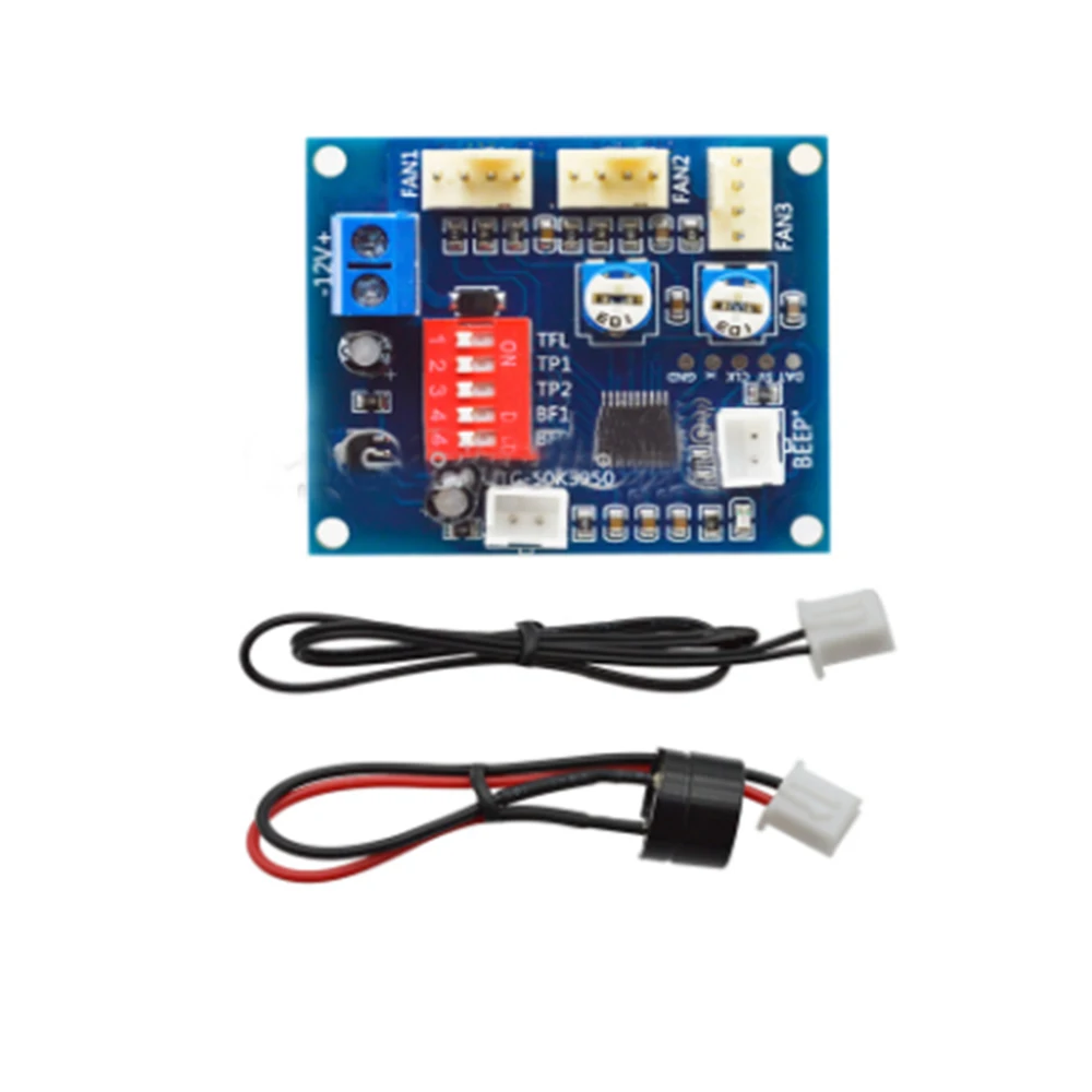 

1PCS DC 12V 5A PWM PC CPU Fan Temperature Control Speed Controller Board Speed Controller Temperature Probe Buzzle