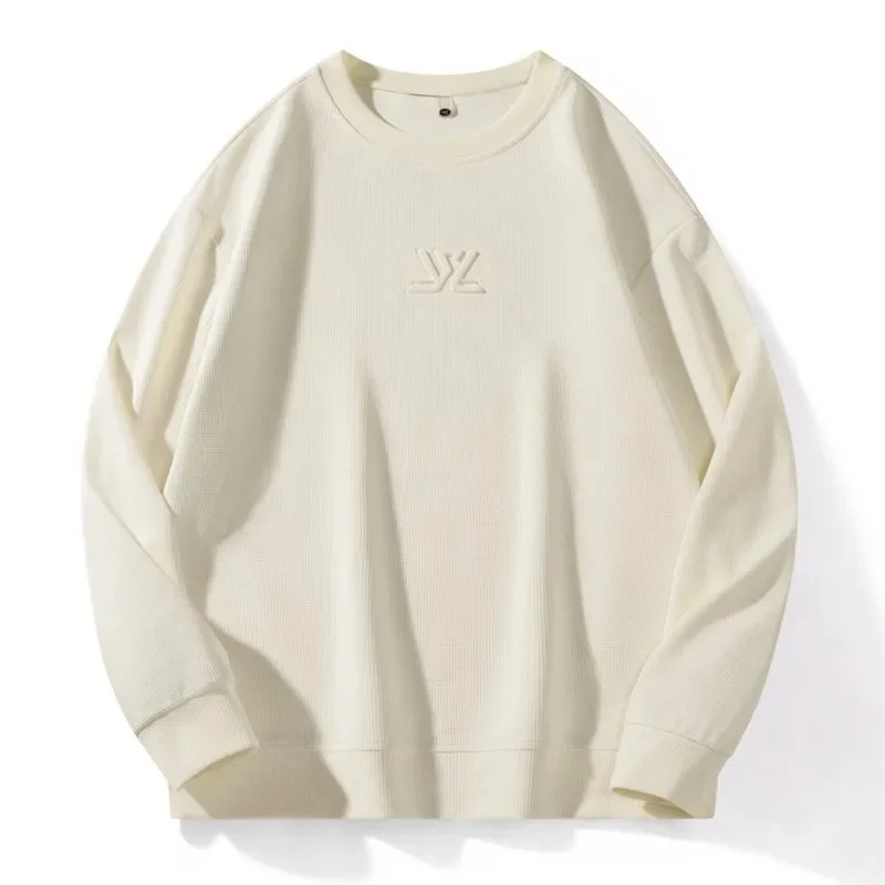 Мужская толстовка с капюшоном XL-8XL большой пуловер длинными рукавами и круглым