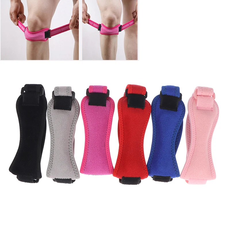 

1PCS Adjustable Sport Outdoor Running Knee Support Brace Patella Sleeve Wrap Cap Stabilizer Basketball Harm Prevent for Running