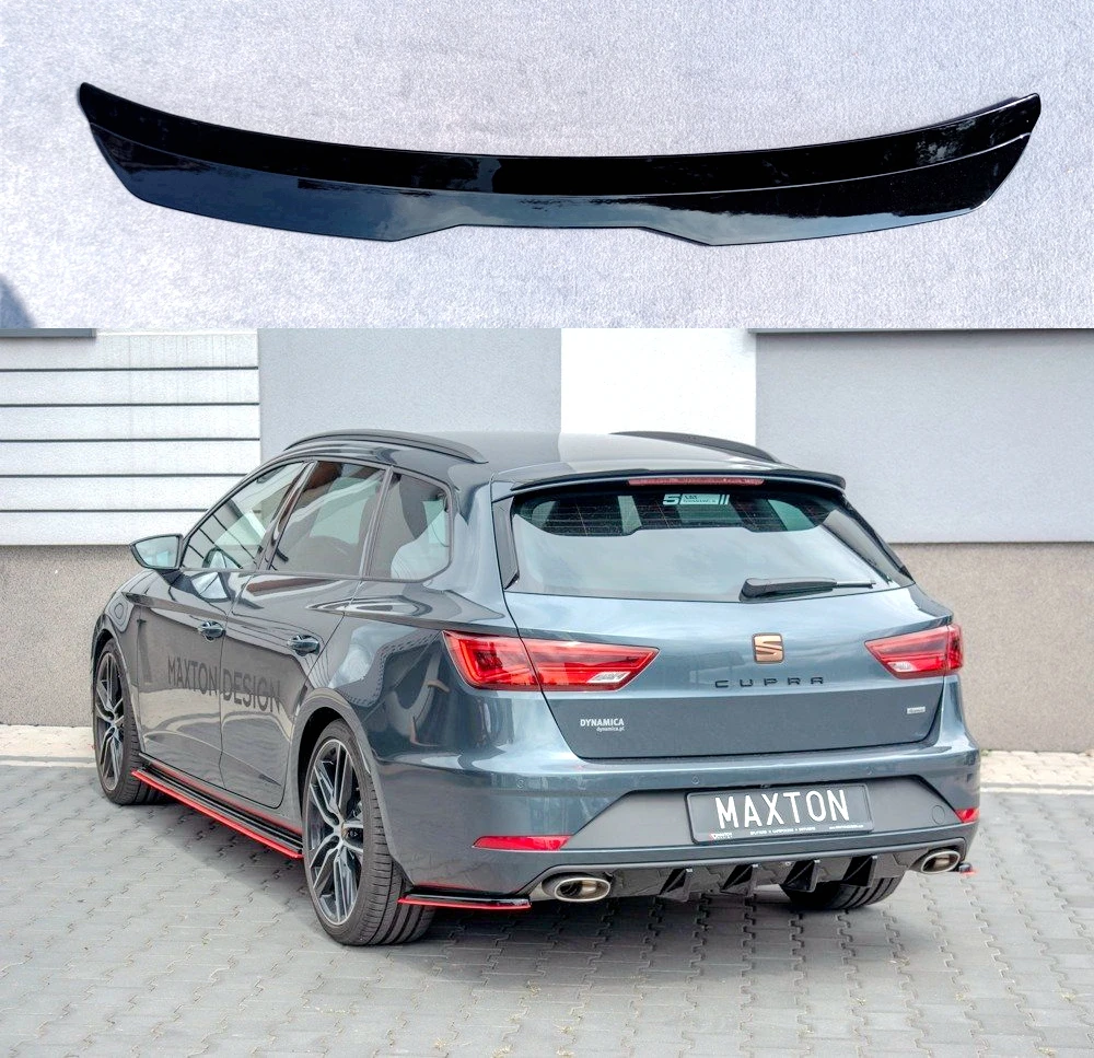 Задний спойлер на крышу для Seat LEON 1P 5F MK3 ABS Автомобильная фотопроцедура ST Cupra TGI / FR