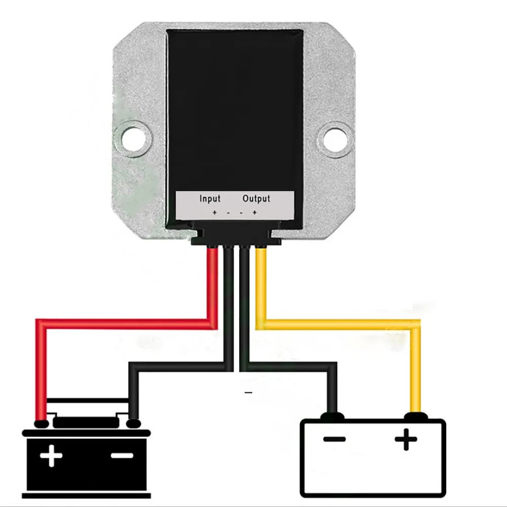 12/24V (9V-32V) to 5V 10A DC-DC Waterproof Buck Converter Power Supply Voltage Regulator Car LED Display Voltage Adjuster images - 6