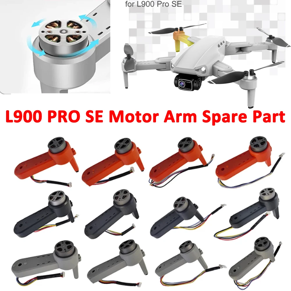 

L900 Pro SE Original Motor Arm Repair Spare Part Front/Rear Arm with Brushless Engine Part DIY Replacement