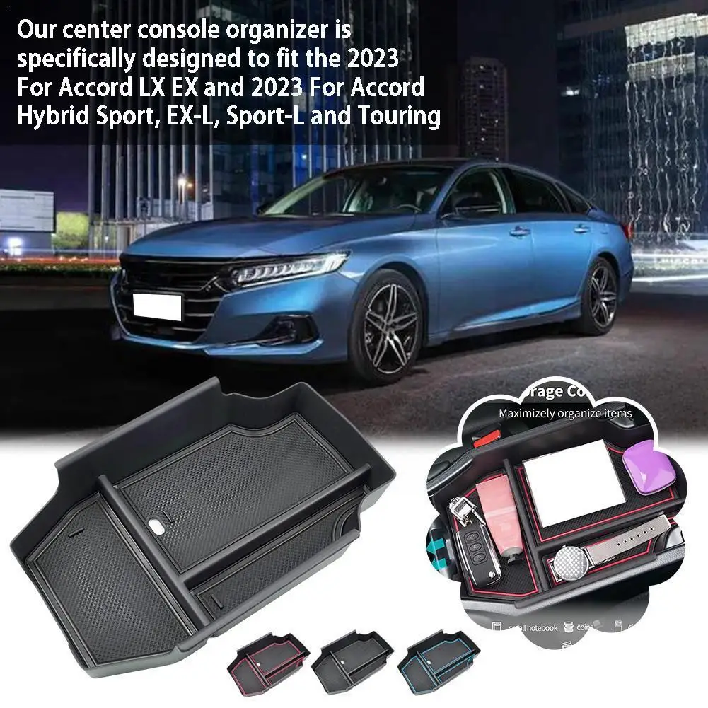 

Подходит для Accord 2023, ящик для хранения с подлокотником, модифицированный специальный центральный ящик для хранения, ящик для хранения, отсек Finishi C3T7