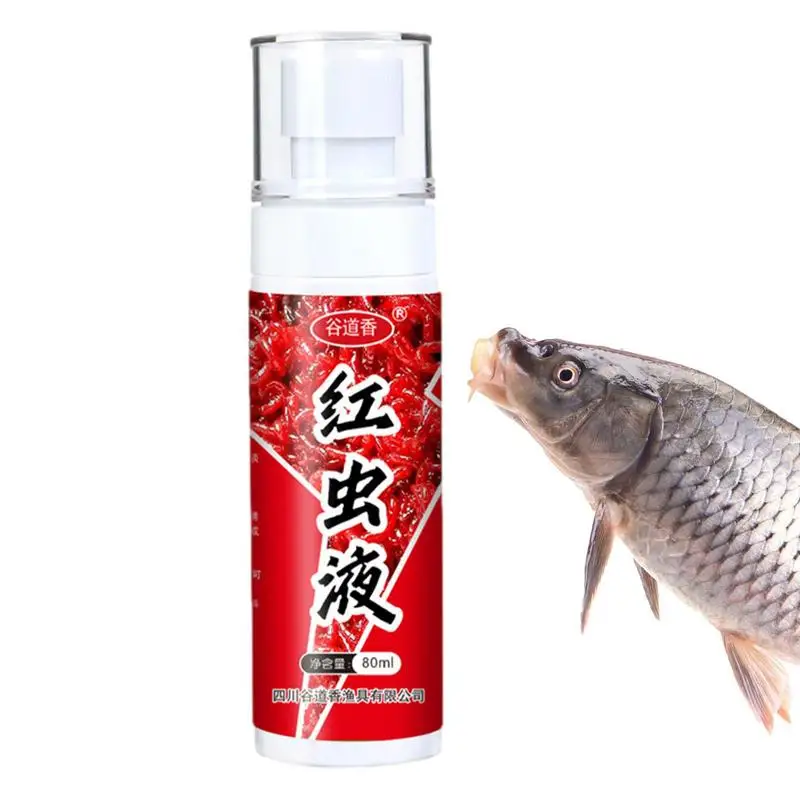

Red Worm Fish Scent 80ml High Concentration Fish Attractants For Baits Red Worm Liquid Bait Fish Attractant Safe Super