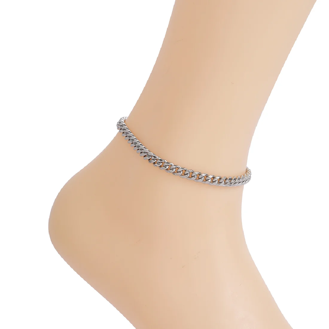 

6mm 8mm 10mm 12mm Stainless Steel Anklet Chain Women Anklet Jewelry A012