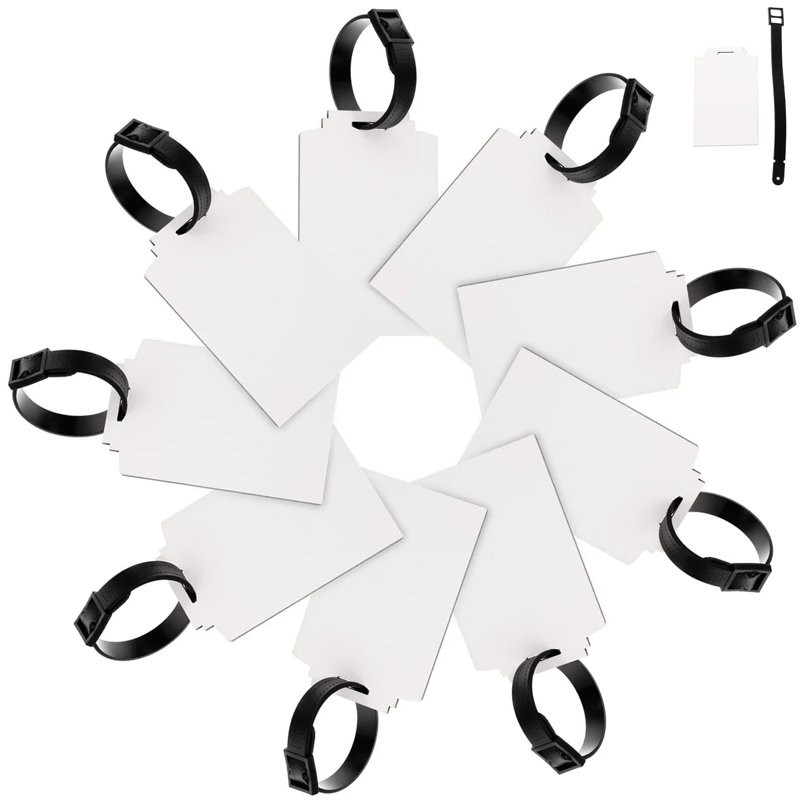 

10 шт., ярлыки для багажа, с сублимационной печатью