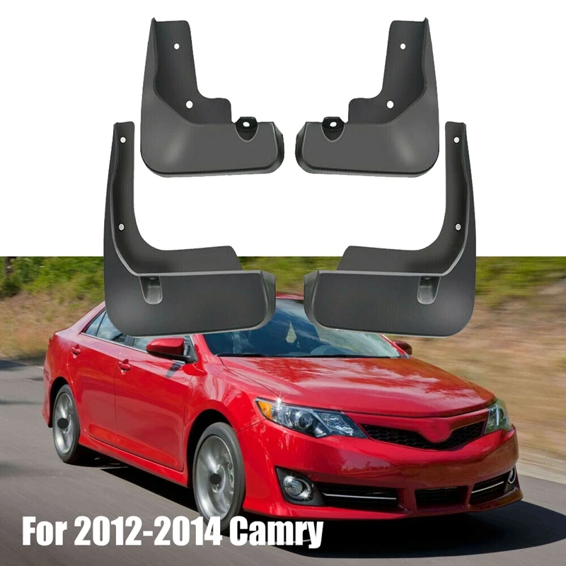 

Брызговики для Toyota Camry 2012-2014, 4 шт., передние и задние щитки от грязи, Аксессуары для автомобилей