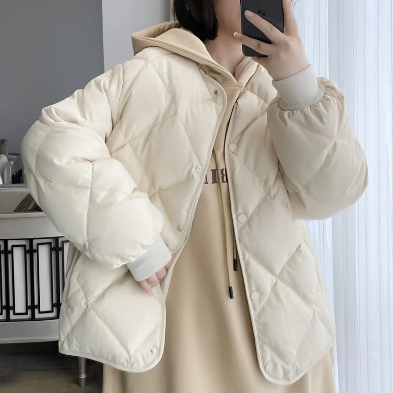 

Short Lightweight Down Jacket for Women 2022 New Women's Clothing Autumn and Winter Korean White Duck Down Jacket for Women