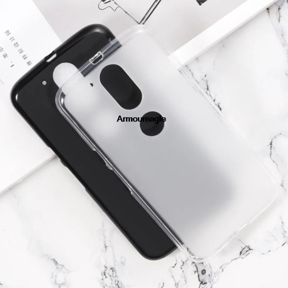 Чехол для motog4 матовый мягкий силиконовый чехол из ТПУ задняя крышка защита Motorola