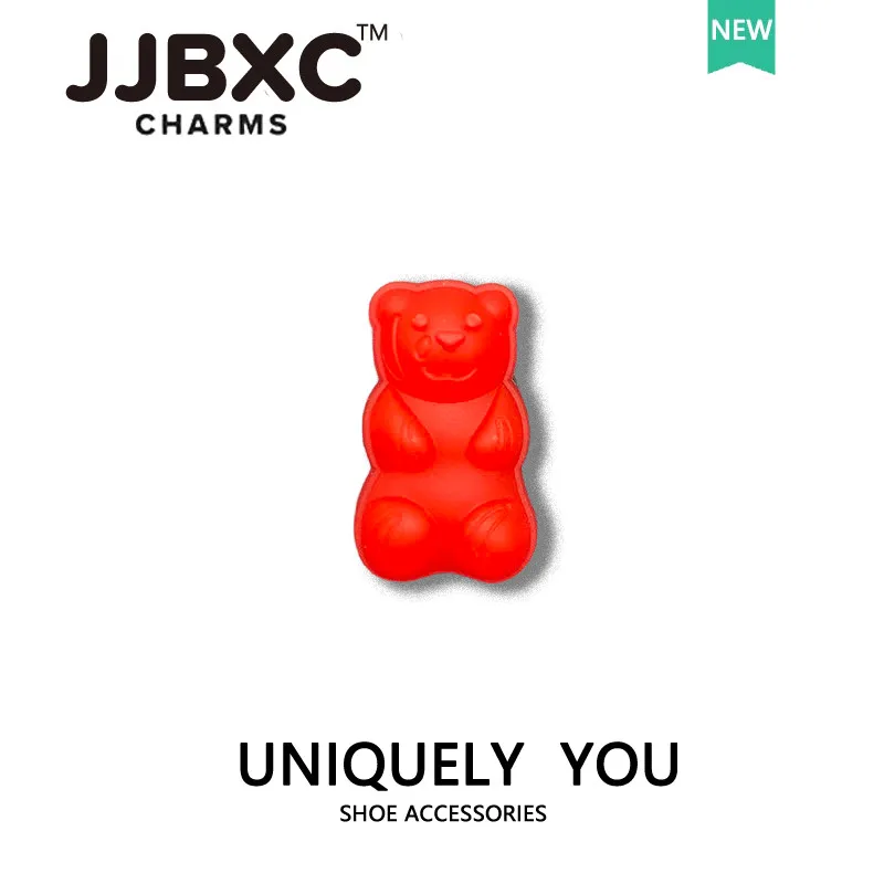 Фото JJBXC CHARM пряжка для обуви аксессуары для обуви пончик конфеты медведь светодиодный торт DIY модные украшения для обуви подходят для кроссовок №3